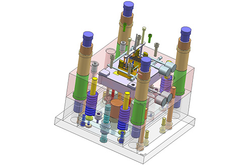 Mold design-3D drawing Mold design-3D drawing